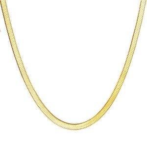 Herringbone Chain Necklace ~ trendy